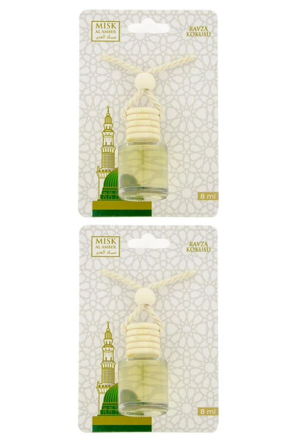 Medine Ravza Kokusu 8 Ml Araba Kokusu Cam Şişe 2 Adet ürün görseli