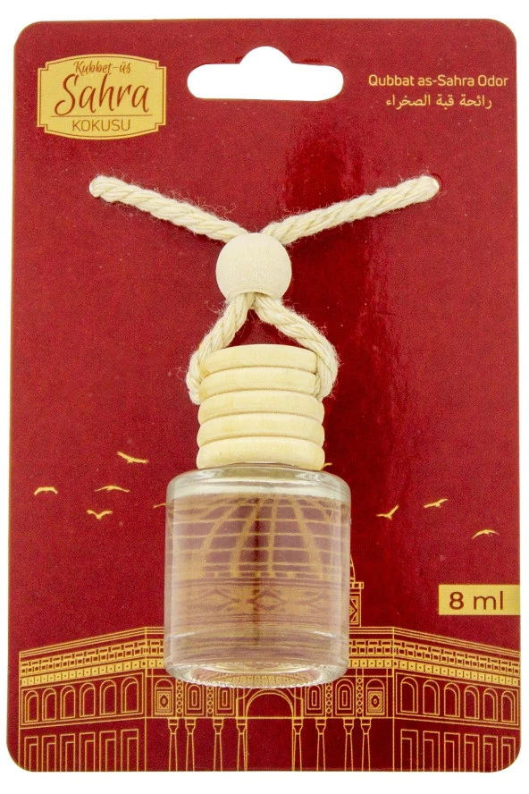 Kubbetüs Sahra Kokusu 400ml Sprey Ve Kubbetüs Sahra Kokusu 8 Ml Araba Kokusu Cam Şişe - Resim 3