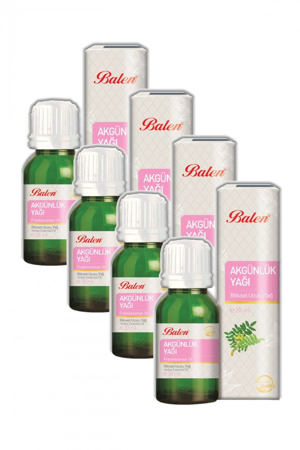 Balen Akgünlük Yağı 20 ml x 4 Adet