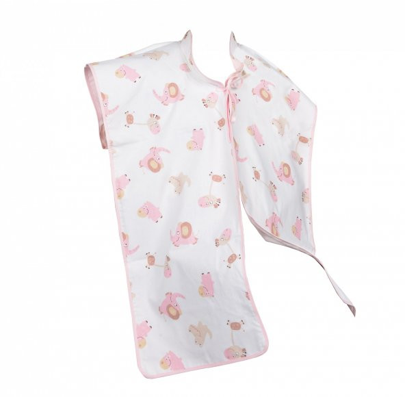 Sema Baby Çok Amaçlı Emzirme Örtüsü - Pembe Fil