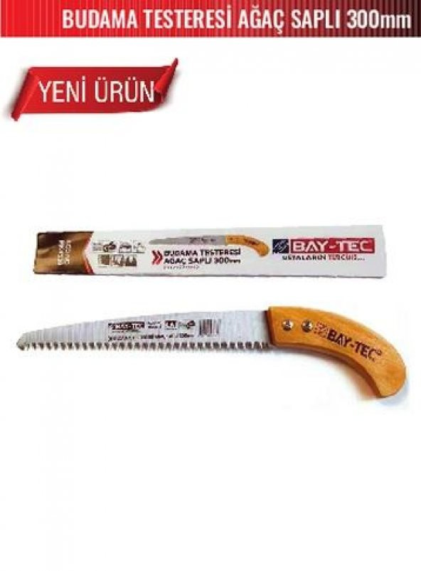 Bay-Tec Budama Testeresi Ağaç Saplı 300 Mm Mk-4538