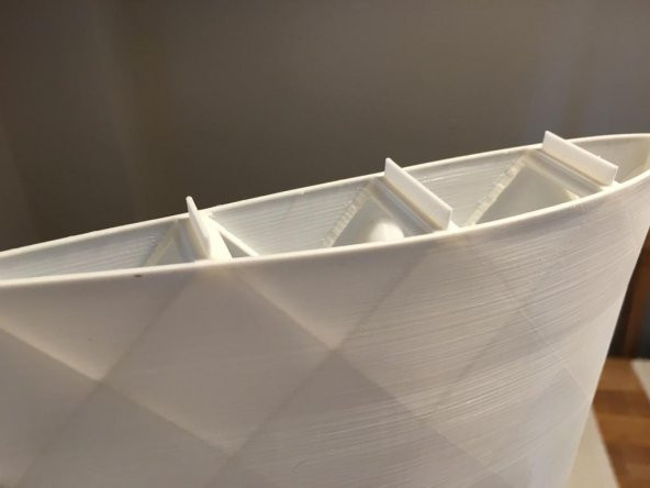 3Dlabprint Qtrainer Kanat Sekmeleri / Konnektörler Plastik Aparat