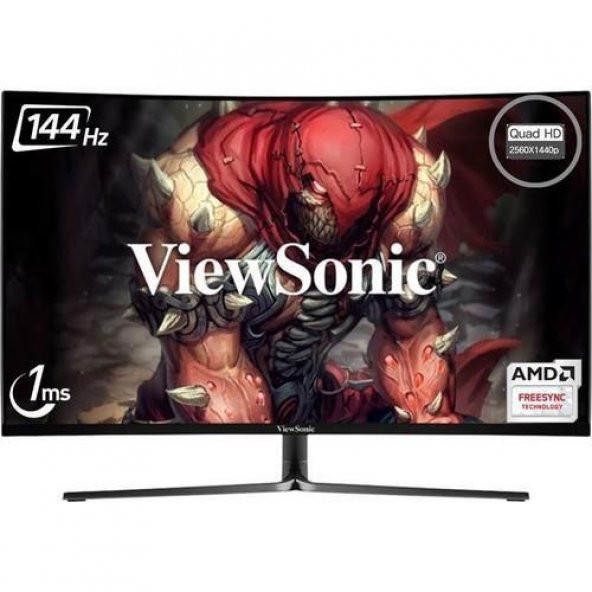 32 VIEWSONIC VX3258-2KPC-MHD QHD 2560x1440 1MS 144HZ 300 NITS 2xHDMI 2xDP FREESYNC CURVED GAMING MONITOR - 1