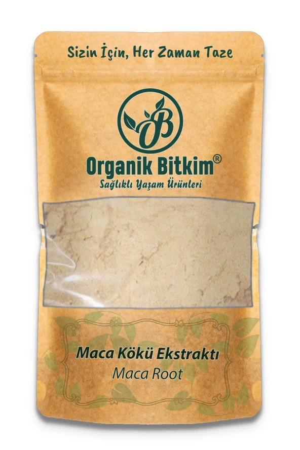 Organik Bitkim Maca Kökü Ekstraktı (Maca Root) 50 gr