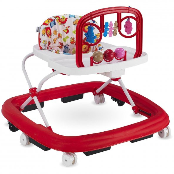 Babyhope 203 Ayarlı Yürüteç Kırmızı