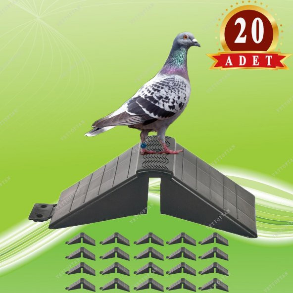 Tünek Güvercin Bekar Tüneği 20 Adet Plastik Kuş Pigeon Yuva Kümes Malzemeleri Ekipman Yuvalık