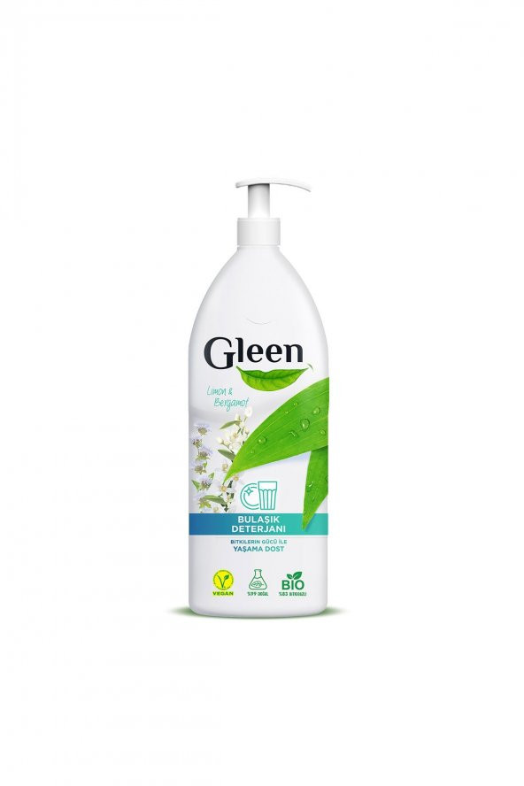 Gleen 1 Lt Limon&bergamot Elde Bulaşık Deterjanı