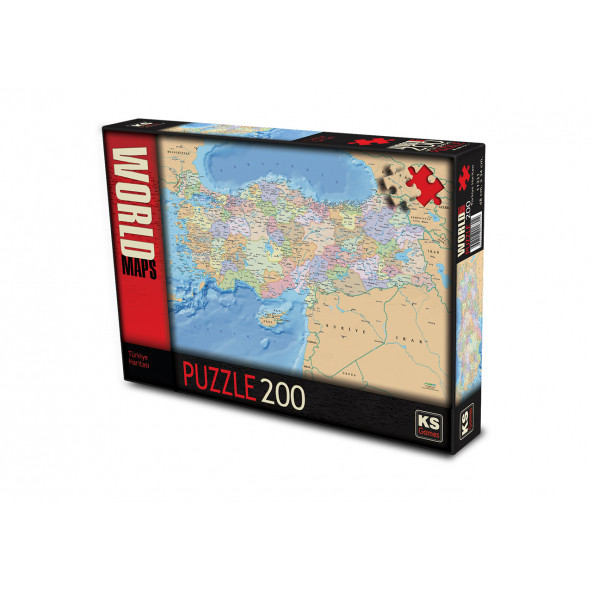 KS Games Türkiye haritası 200 parça Puzzle - 2