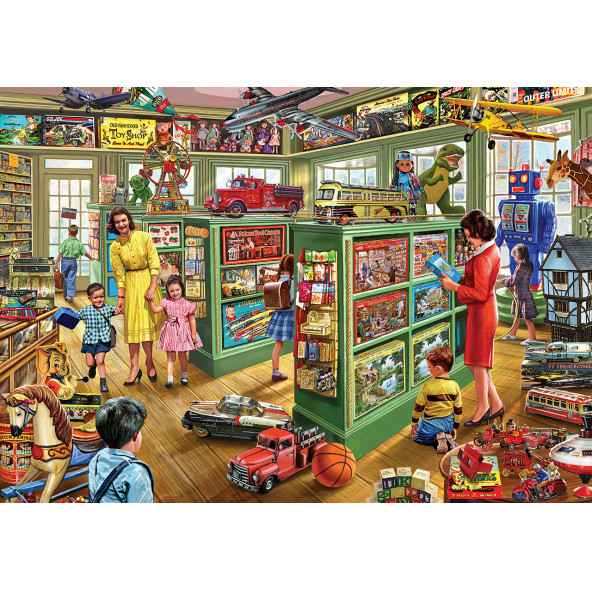 KS Games Toy Shop 200 parça Puzzle