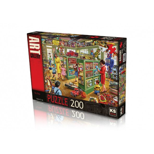 KS Games Toy Shop 200 parça Puzzle - 2