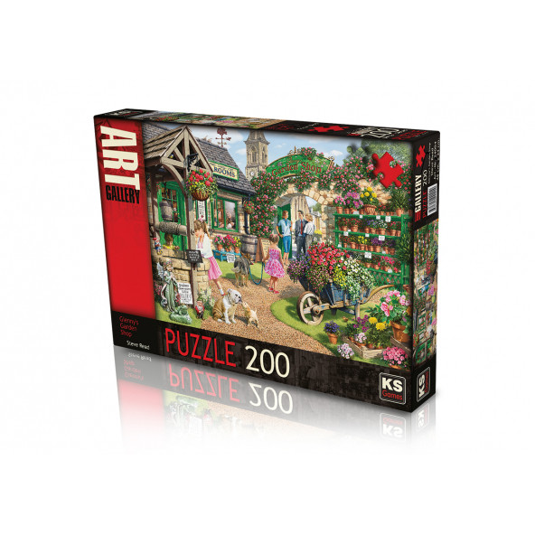KS Games Glenny's Garden Shop 200 parça Puzzle - 2