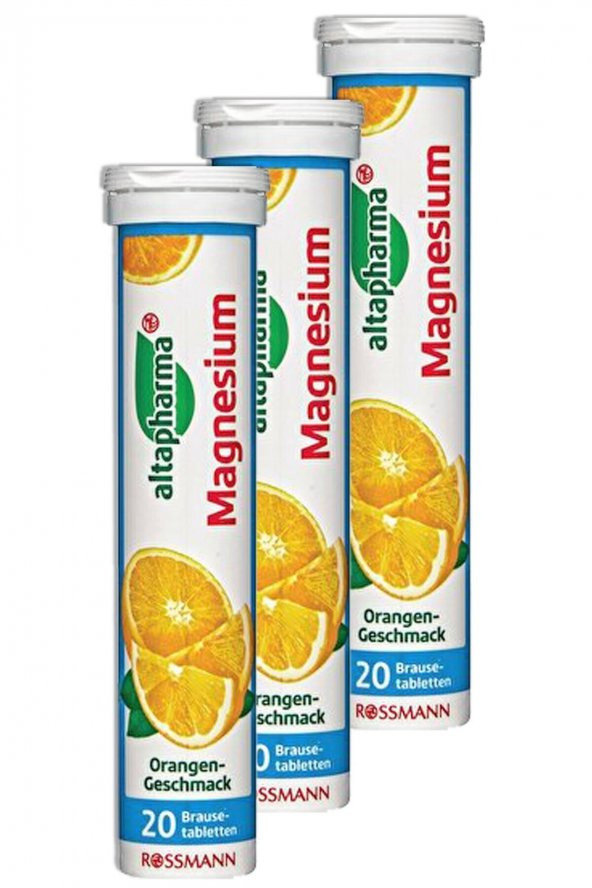 Altapharma Suda Eriyen Tablet 20li Magnezyum (3 Adet)