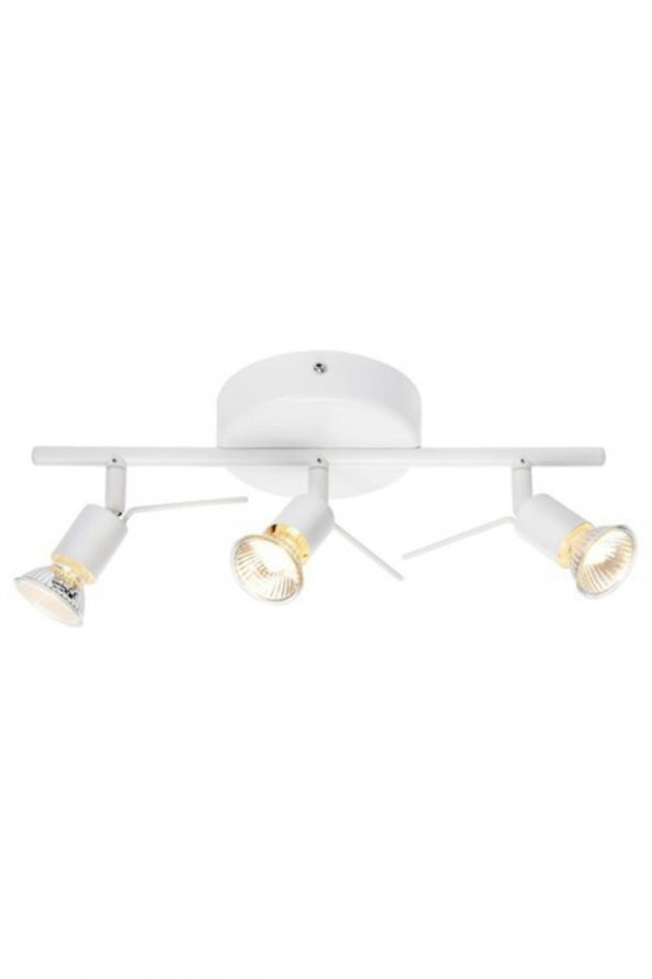IKEA Tross Spot Lamba Üçlü, Beyaz, 36 Cm, Tavan Spotu - 1