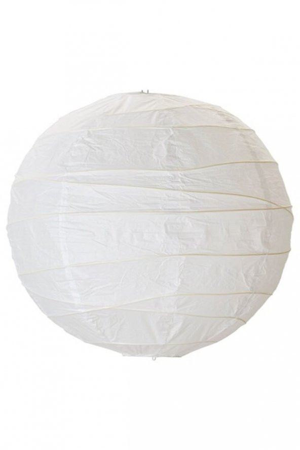IKEA Regolit Abajur Başlığı Beyaz, 45 Cm, Kağıt Avize Başlığı - 2
