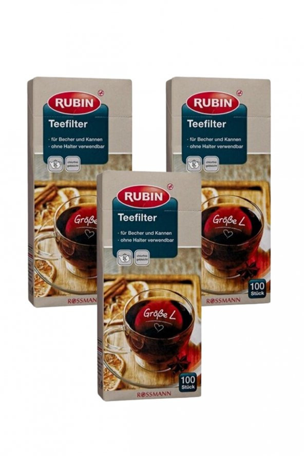 Rubin Çay Filtresi X 3 Adet