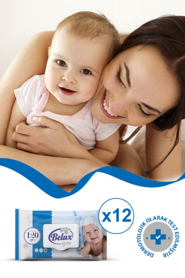 Bebek Islak Mendil 120’li 12 Adet - 2