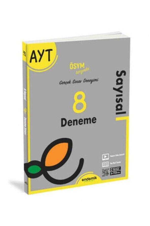 Endemik Yayınları Ayt Sayısal 8 Deneme