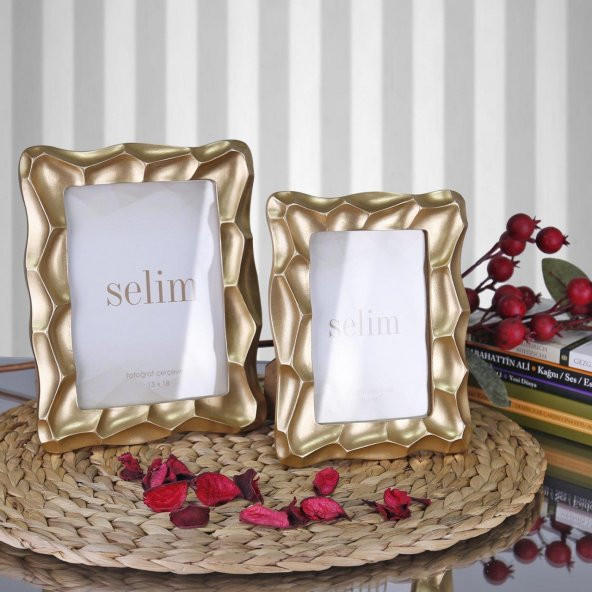 Crearthome Telles 13x18 cm Çerçeve Altın SCRV116ALT85RS - 3