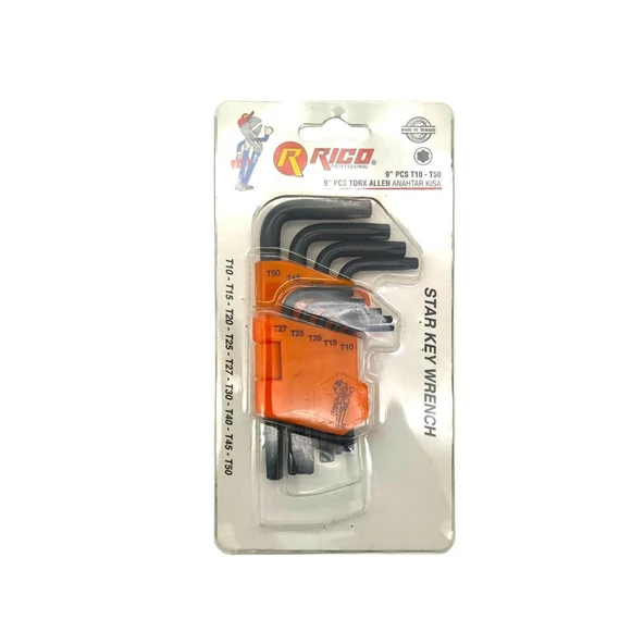 Rico RC3199 Torx Allen Anahtar Takımı 9 Parça - 5