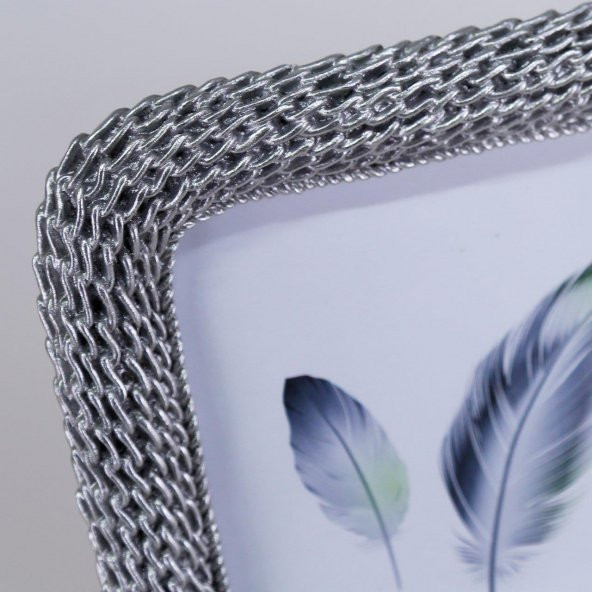 Crearthome Chain 15x20 cm Çerçeve Gümüş SCRV117GMS85RS - 3