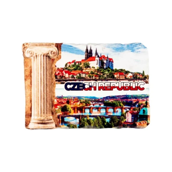 Çek Cumhuriyeti Temalı Sütun Magnet