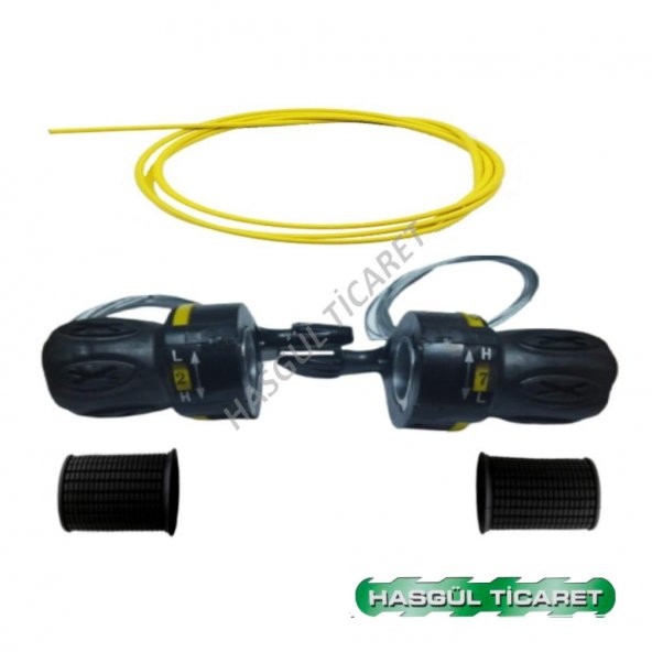 Hsgl Bisiklet Vites Kolu Sarı Göstergeli Sarı Dış Kablo Takım Bisiklet Vites Değiştiren Yol Şehir Dağ Bisikleti Bisiklet Yedek Parça - 3