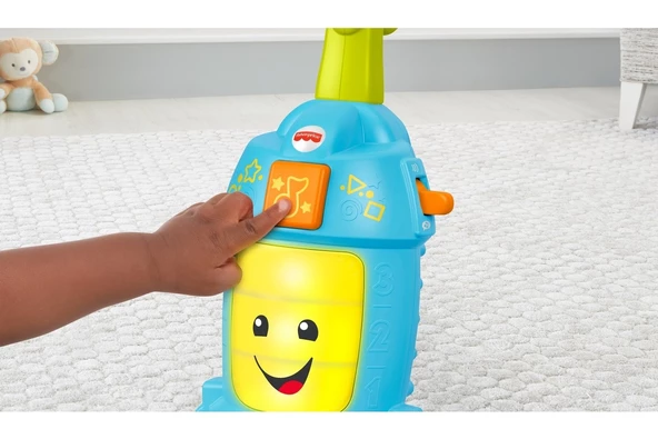Fisher Price Işıklı Eğitici Neşeli Elektrik Süpürgesi Yürümeye Yardımcı Eğitici Oyuncak Fisher Price GTW19 - 4