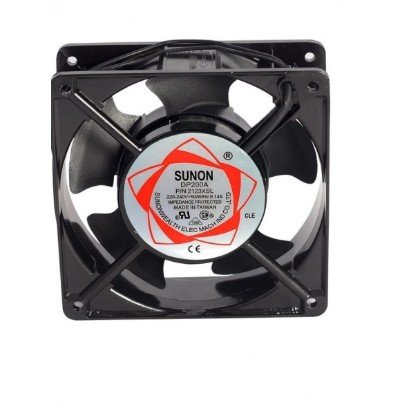 Kuluçka Makinesi Fan 220 V Metal Fan 12 x 12 x 3.8 cm