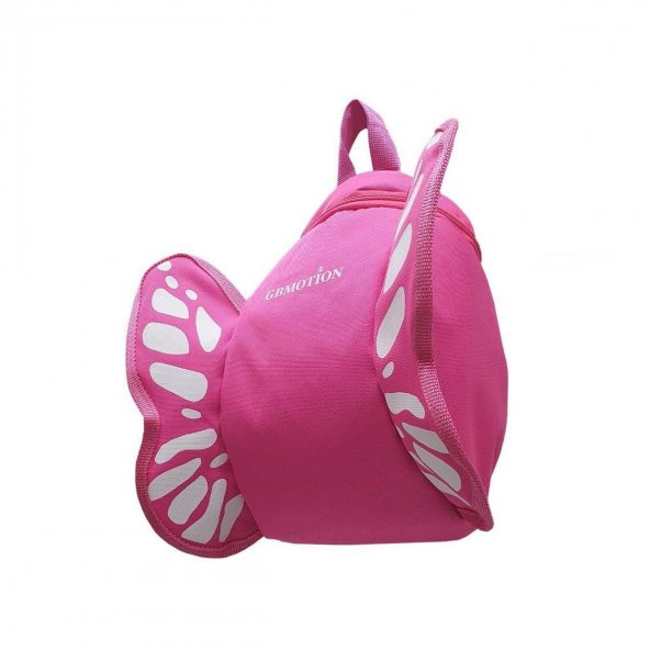 Pembe Kelebek Çocuk Sırt Çantası Pembe Özel Tasarım - 2