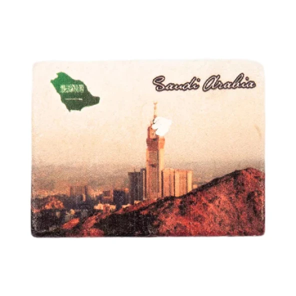Suudi Arabistan Temalı Taş Magnet ürün görseli