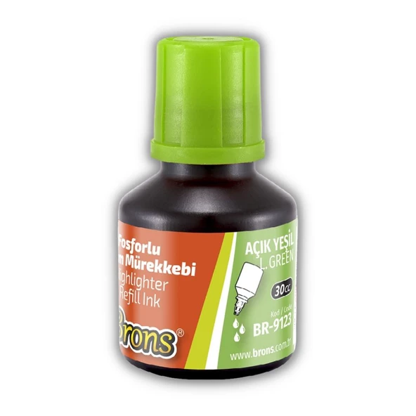 Fosforlu Kalem Mürekkebi 30 ml 1 Adet Brons İşaret Kalemi Mürekkebi 1 Adet - 7