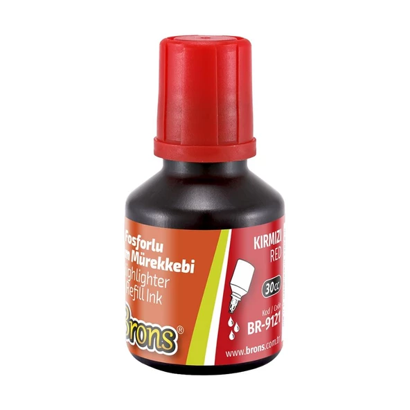 Fosforlu Kalem Mürekkebi 30 ml 1 Adet Brons İşaret Kalemi Mürekkebi 1 Adet - 4