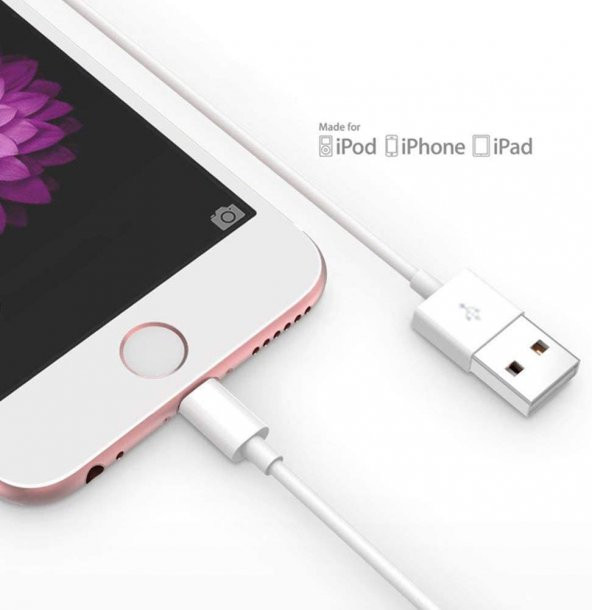 İphone Orjinal Şarj Cihazı ve Kablosu İphone 5S 5SE 6 6S 7 8 Plus X XR XS MAX Tam Uyumlu Şarj Aleti - 4