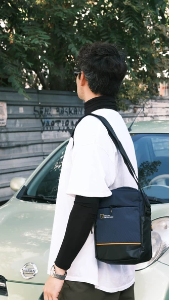 M 1020 Mega Bag Erkek Omuz Askılı Portföy Çanta, El Çantası - 8