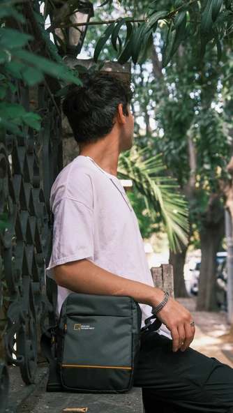 M 1020 Mega Bag Erkek Omuz Askılı Portföy Çanta, El Çantası - 5