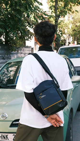 M 1020 Mega Bag Erkek Omuz Askılı Portföy Çanta, El Çantası - 10