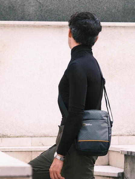 M 1020 Mega Bag Erkek Omuz Askılı Portföy Çanta, El Çantası - 2