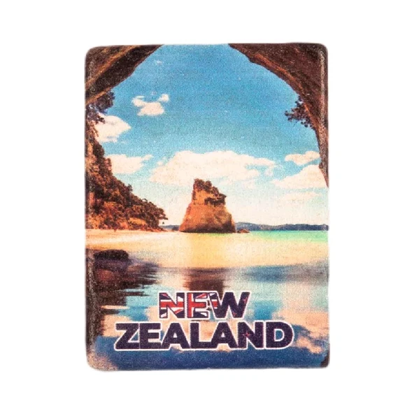 Yeni Zelanda Temalı Taş Magnet