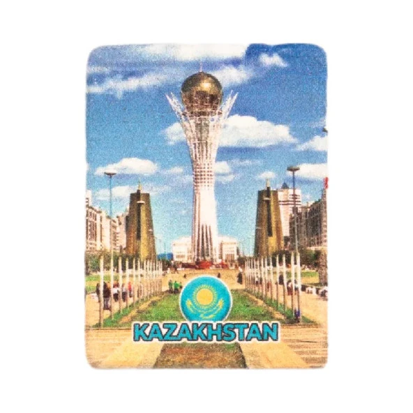 Kazakistan Temalı Taş Magnet ürün görseli