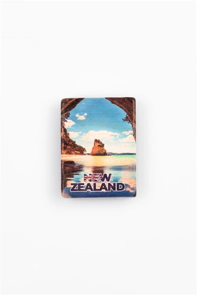 Yeni Zelanda Temalı Taş Magnet - Resim 3