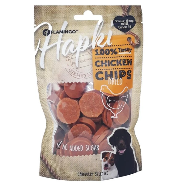 Flamingo Hapki Chicken Chips Tavuklu Cips Köpek Ödülü 85 gr ürün görseli 1