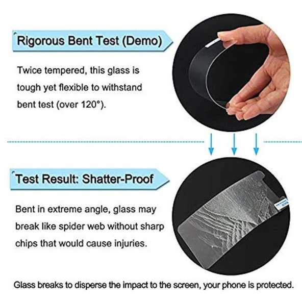 Apple iPhone XS Max 5D Tam Kaplayan Ekran Koruyucu Cam - 7