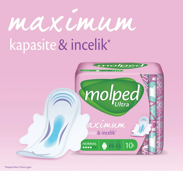 MOLPED ULTRA HİJYENİK PED  NORMAL AVANTAJ PAKETİ 48 ADET - 6
