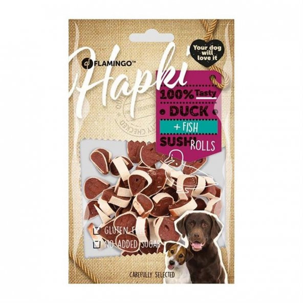 Flamingo Hapki Ördekli Balıklı Köpek Ödülü 85gr