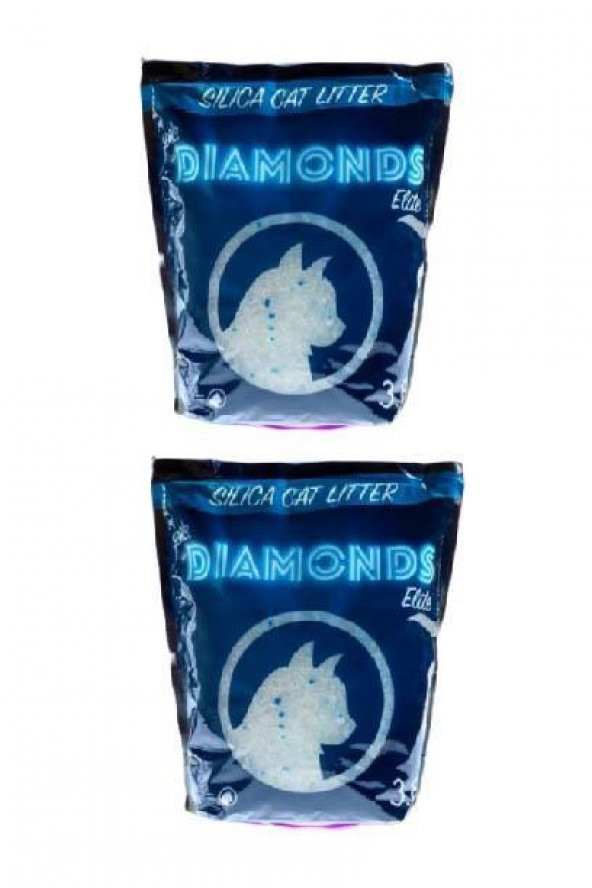 Diamonds Elite Silica Kedi Kumu 3.8 L x 2 Adet