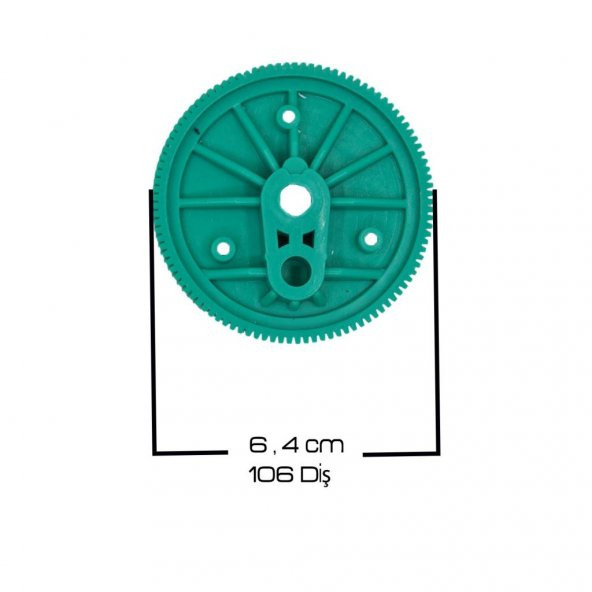 Arka Silecek Motor Dişlisi Ford Connect  -106 Diş ( 2002-2013 ) - 3