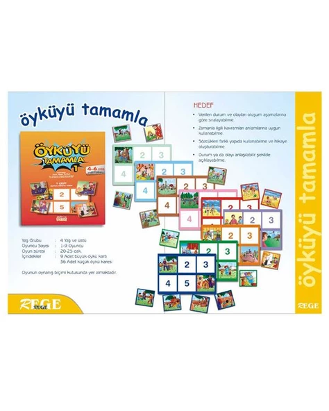 Rege Öyküyü Tamamla 1 Hikaye Kartları - 2