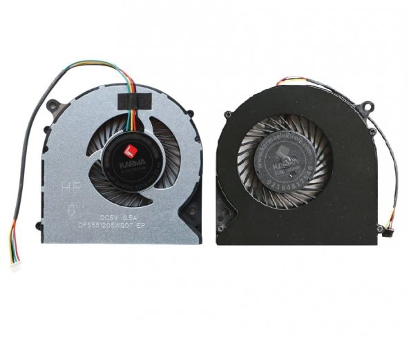 Monster Abra A5 V9.2, A5 V9.2.1 Notebook Fan (Sağ) - 4