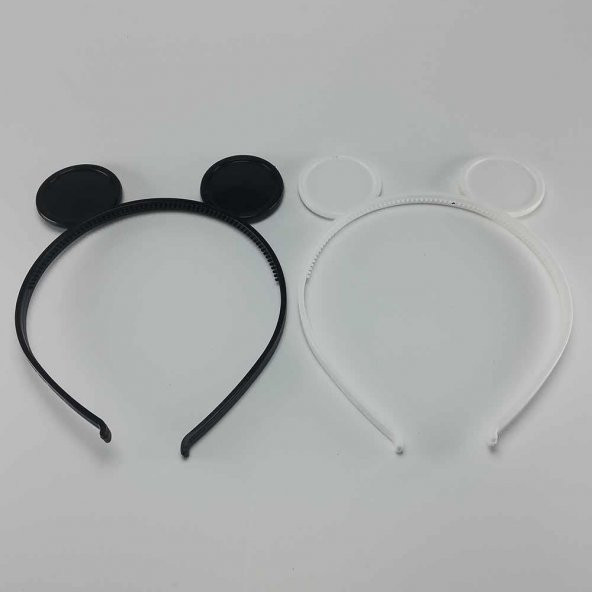 Plastik Taç Mıckey Mouse Kulak ( 3 Adet )