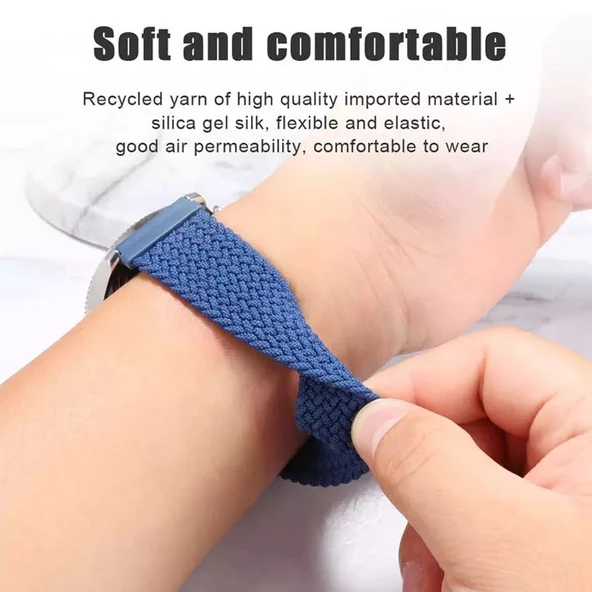 Gpack Samsung Galaxy Watch Active 2 40mm Kordon Naylon Solo Loop 135mm Small Krd 61 - 3